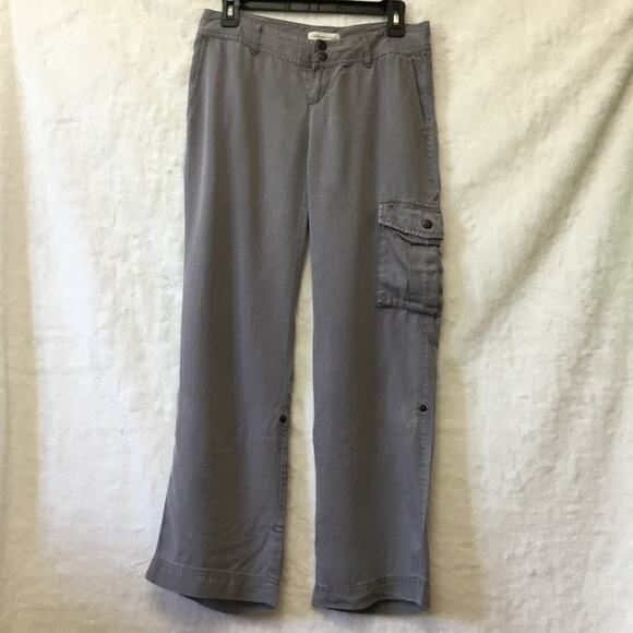 Coldwater Creek Gray with Bottom Button Up Pants - Picture 2 of 9